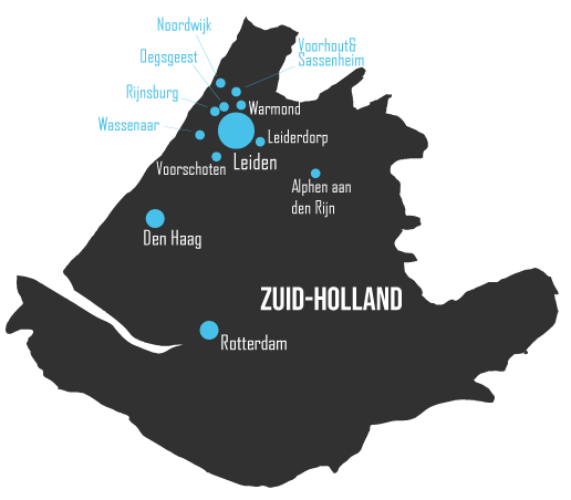 Werkgebied automaat rijschool leiden