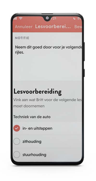 Plango app automaat rijschool leiden